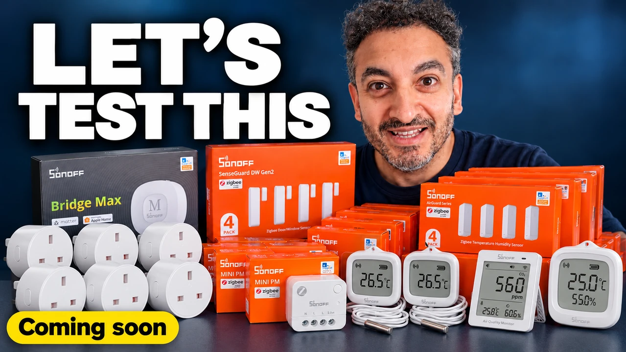 Munty with SONOFF devices, with the words: Let’s test this.